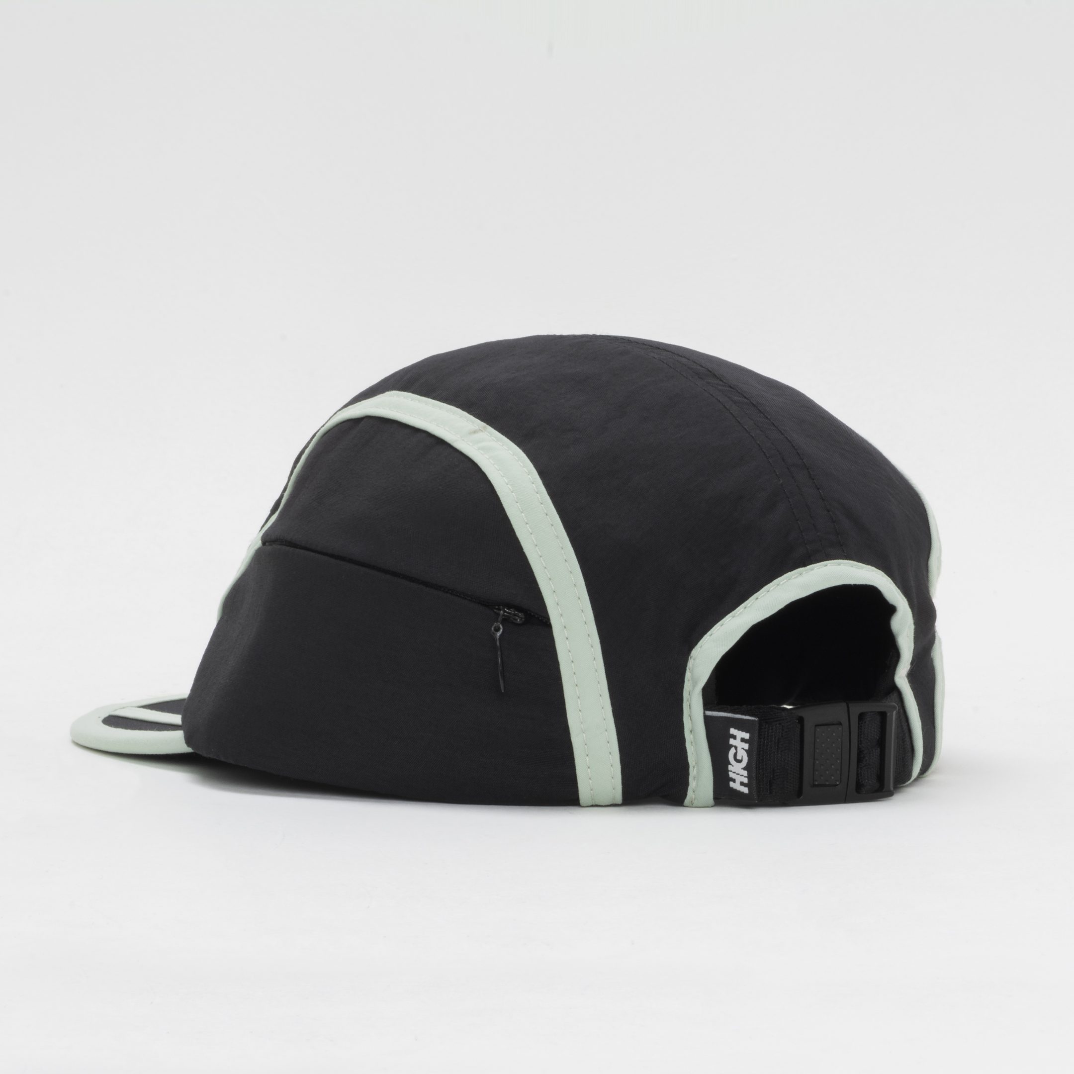 Boné 5 Panel High Crew Black - Street Wear Company