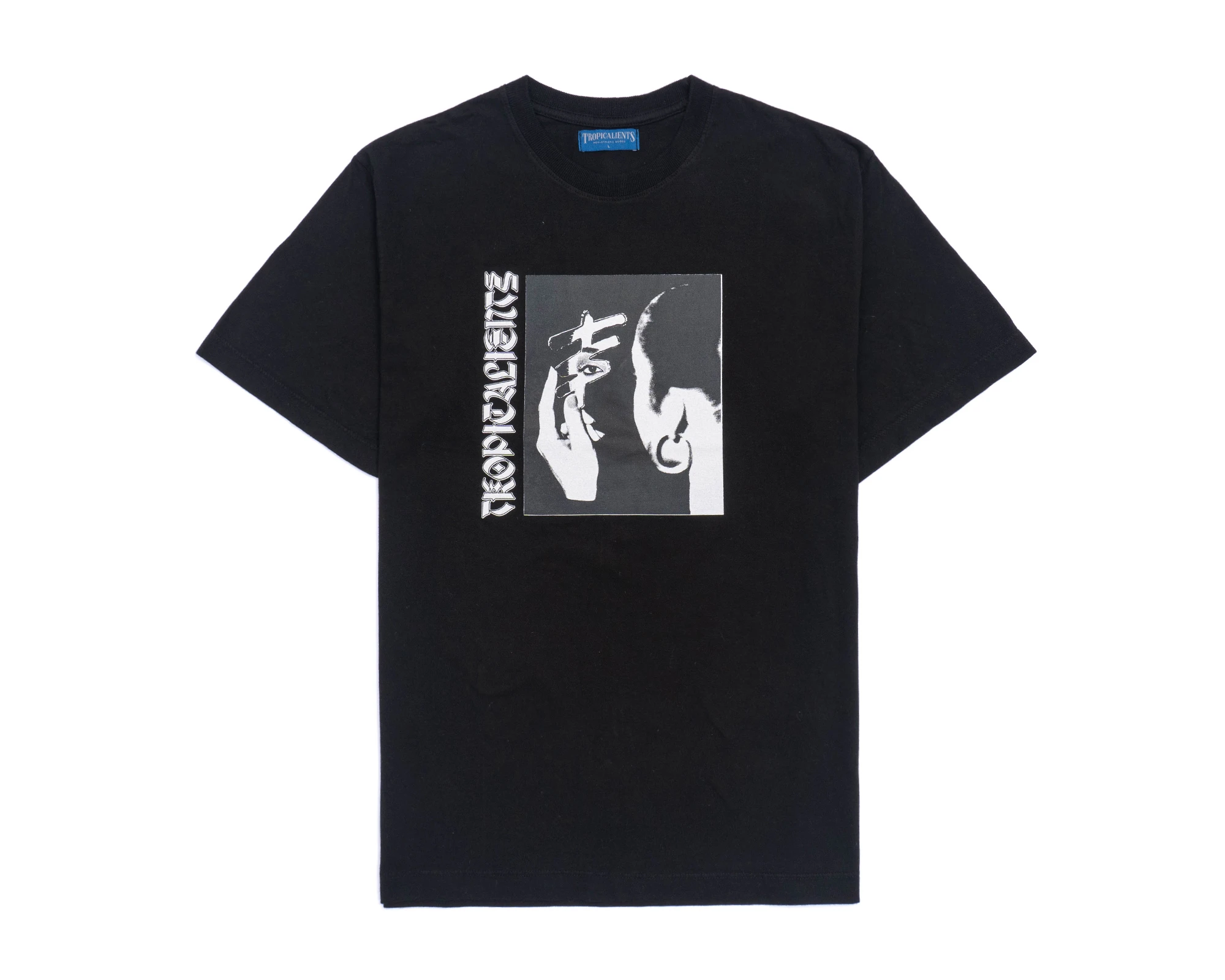 CAMISETA TROPICALIENTS QUEEN PRETA