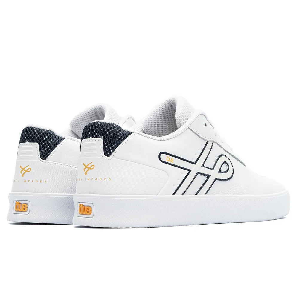 TENIS OUS COURO 56 EMERGENTE BRANCO AZUL ESSENCIAL - Image 3