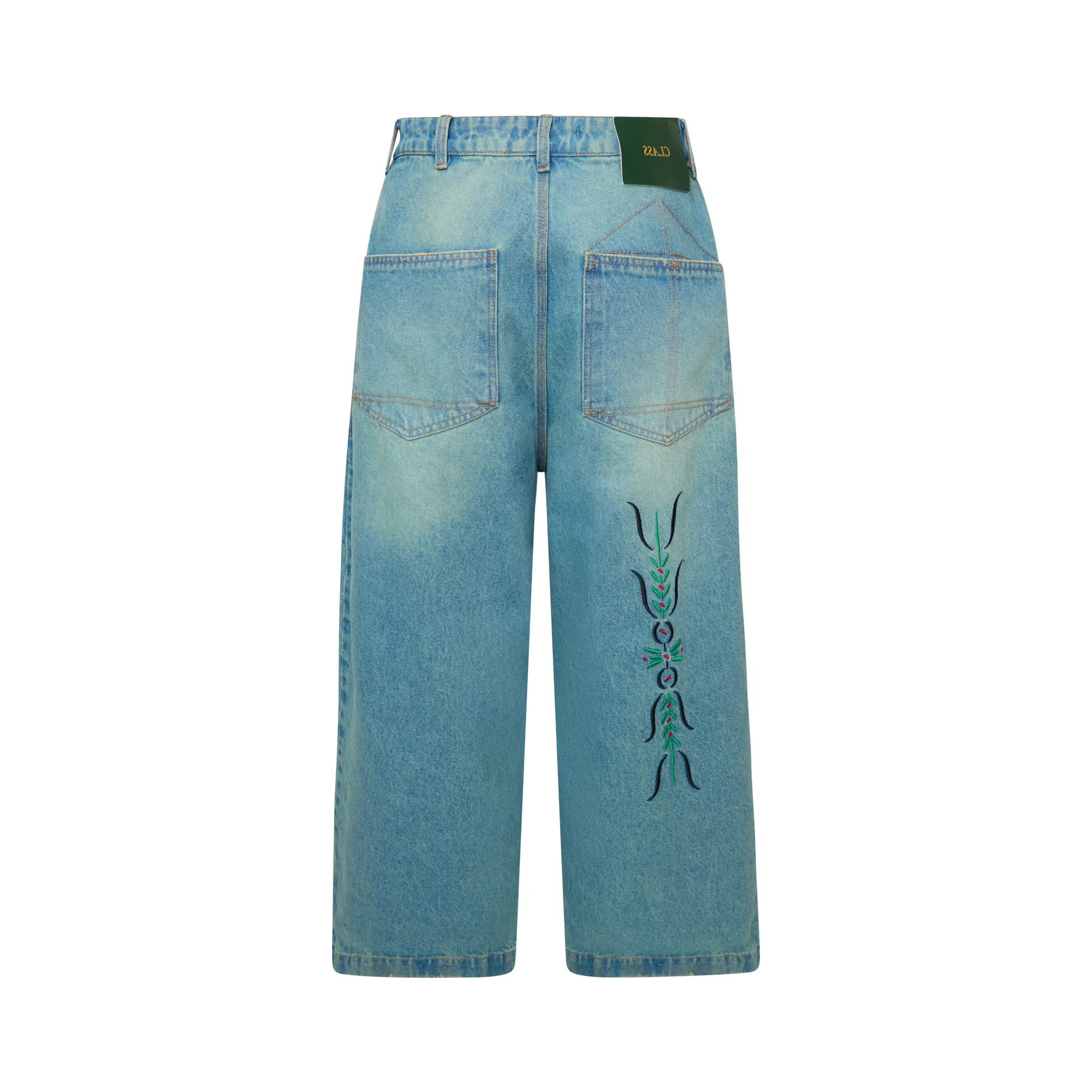 CALCA CLASS STONEWASHED BAGGY PANTS RABIOLA BLUE DROP3/25 - Image 2