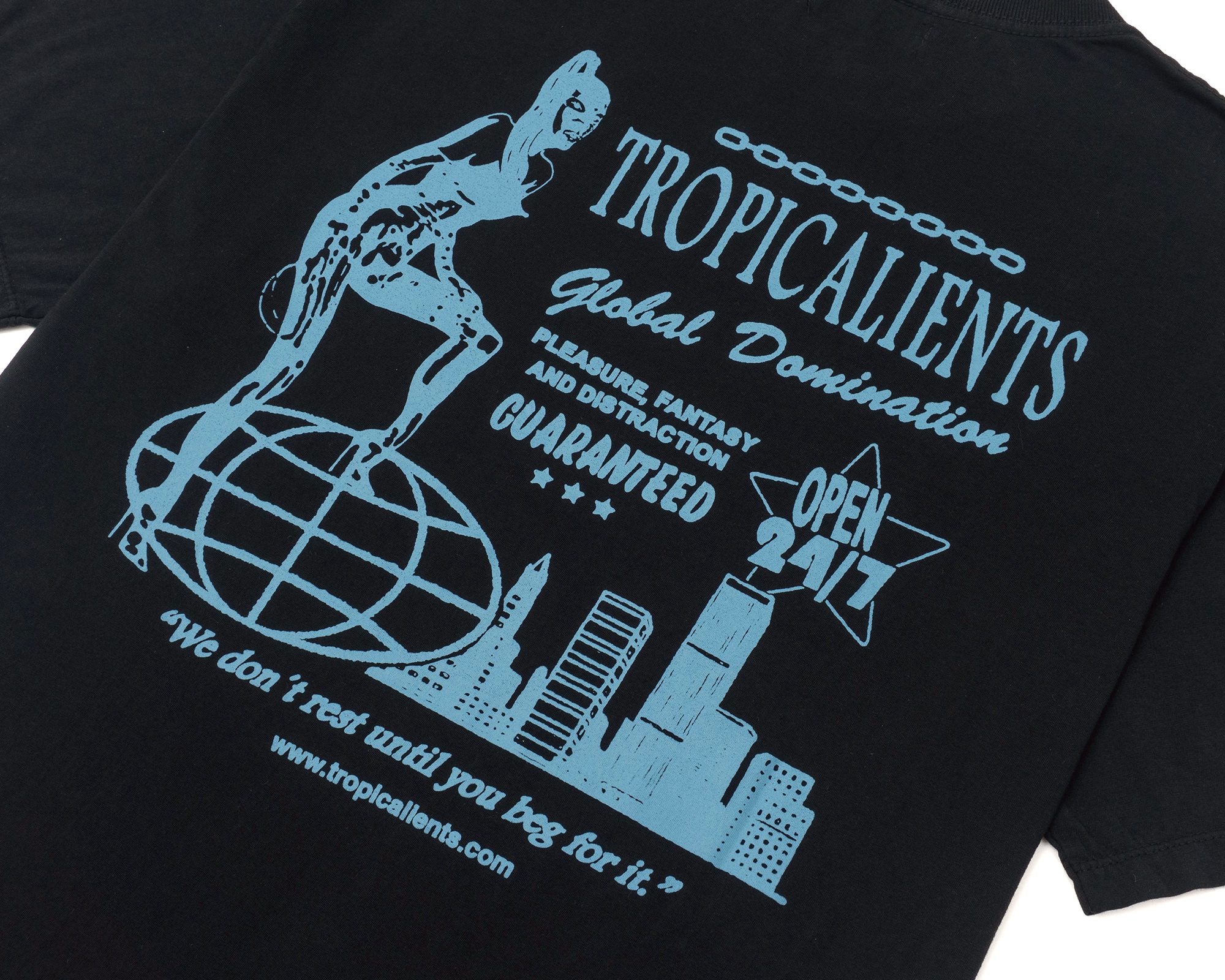 CAMISETA TROPICALIENTS GLOBAL DOMINATION PRETO - Image 4