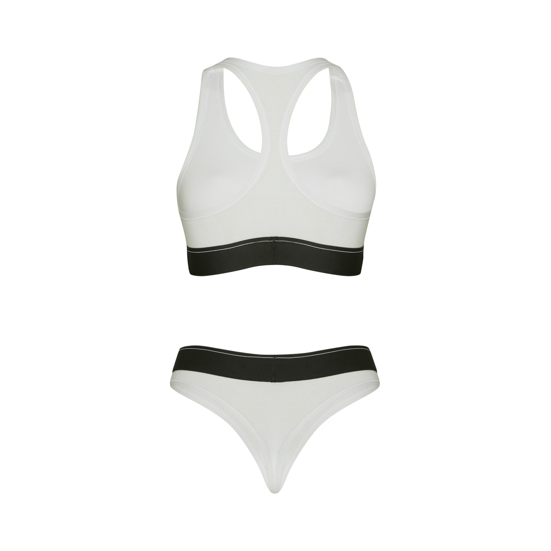 Alternative view of CONJUNTO CLASS BRALETTE N BOXER CLASS INVERSO WHITE