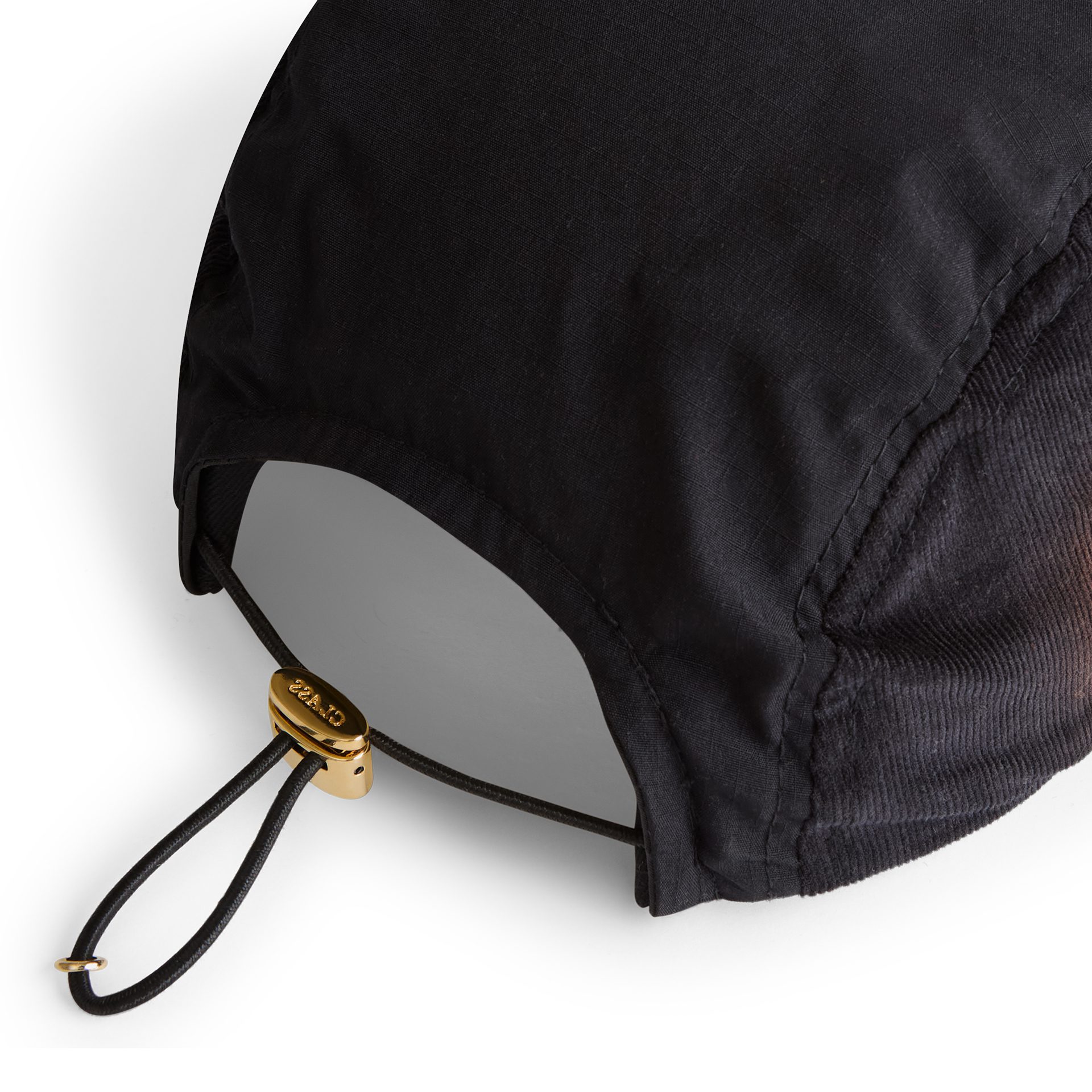 Alternative view of 3 PANEL HAT CLASS "NAUTILUS" BLACK / GOLD