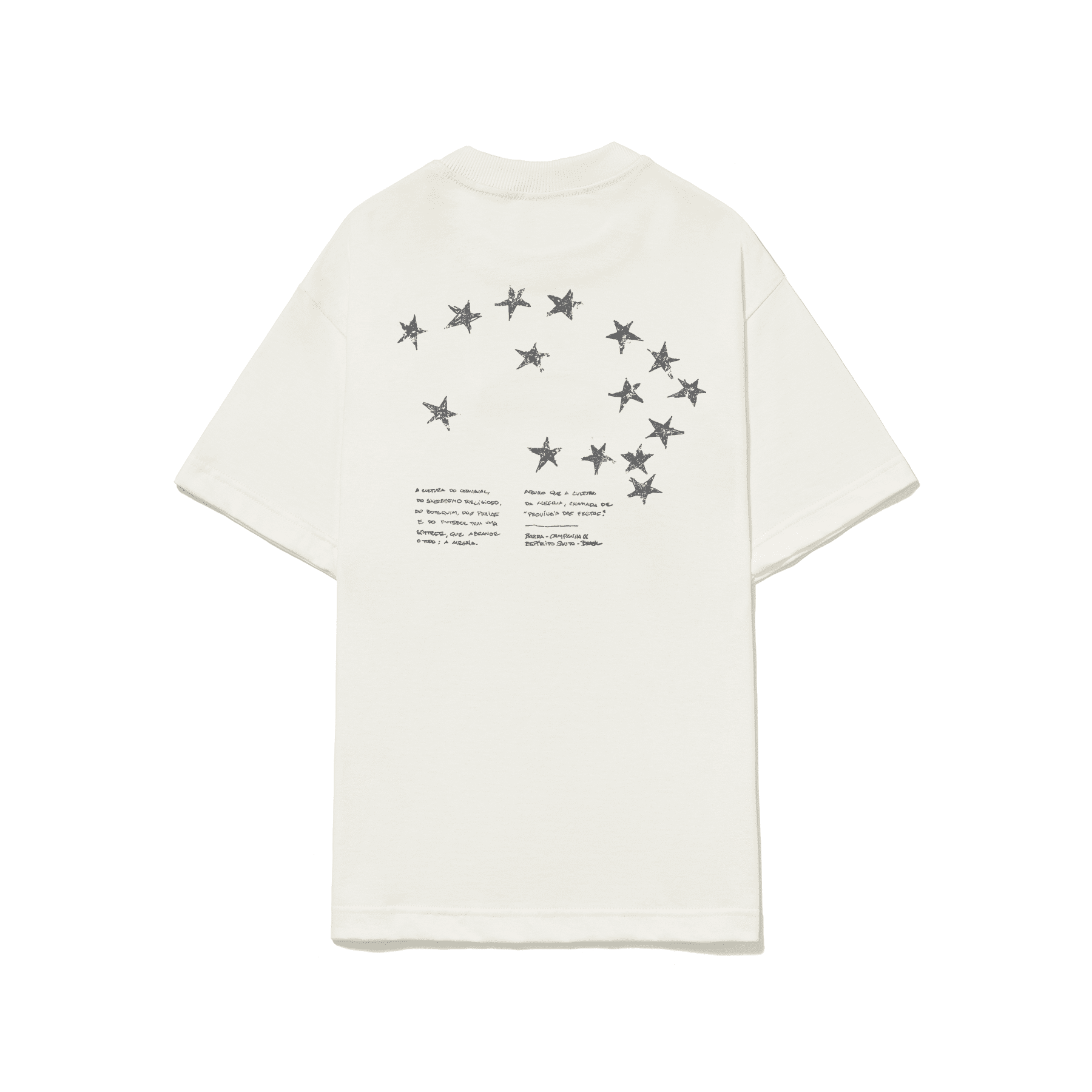 Alternative view of CAMISETA BARRA CONSTELACAO OFF WHITE