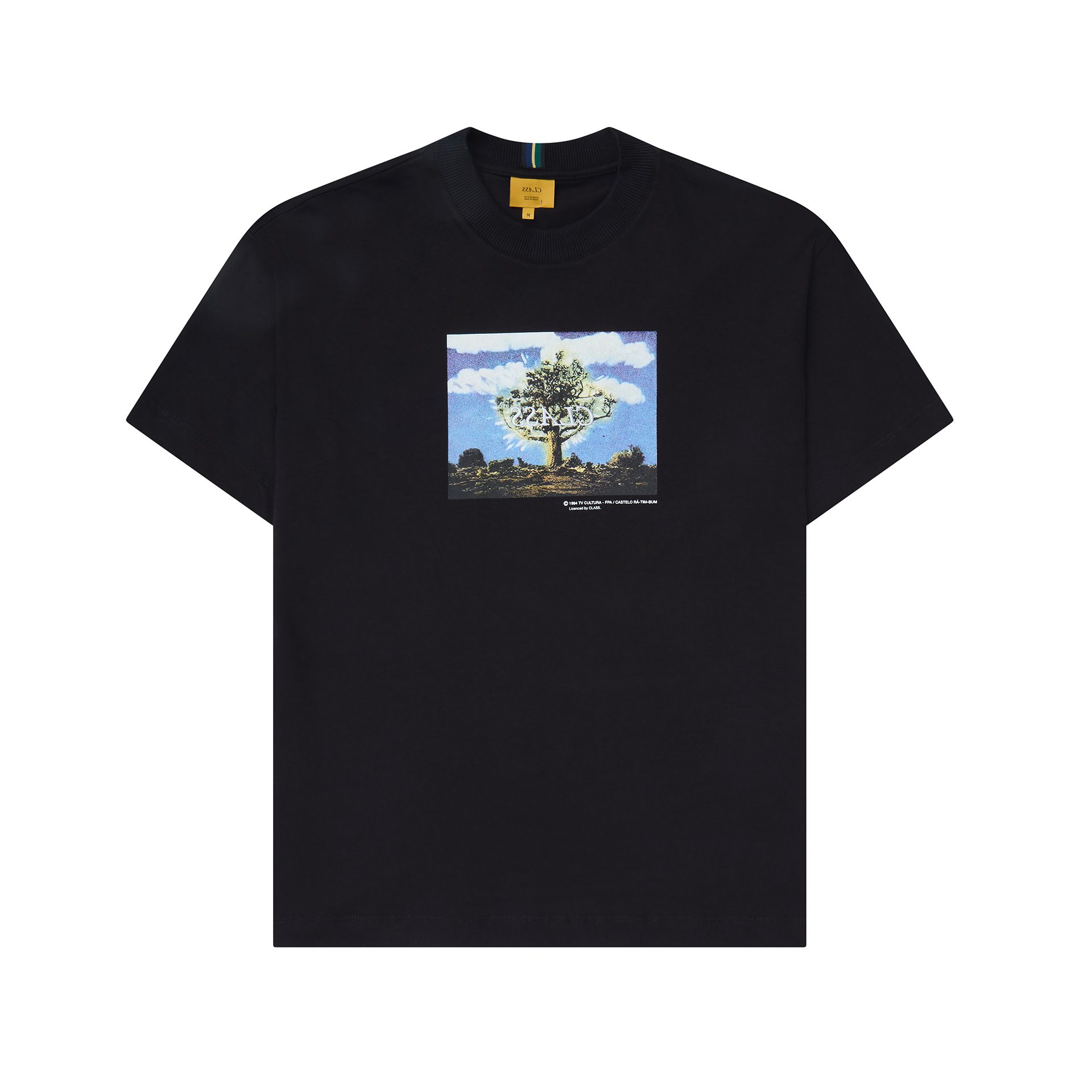 PREMIUM T-SHIRT CLASS X CASTELO RA-TIM-BUM ARVORE BLACK