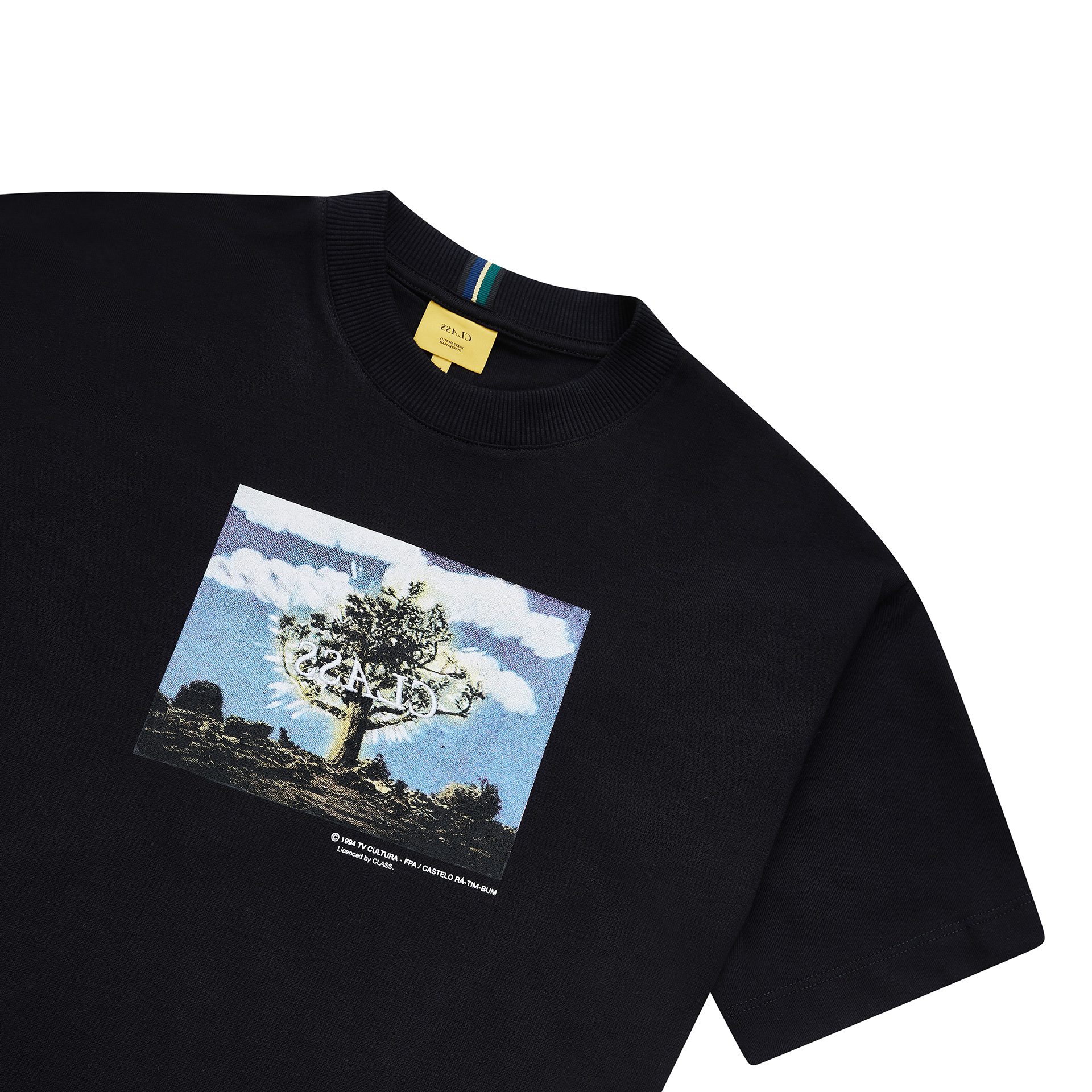 Alternative view of PREMIUM T-SHIRT CLASS  X CASTELO RA-TIM-BUM ARVORE BLACK