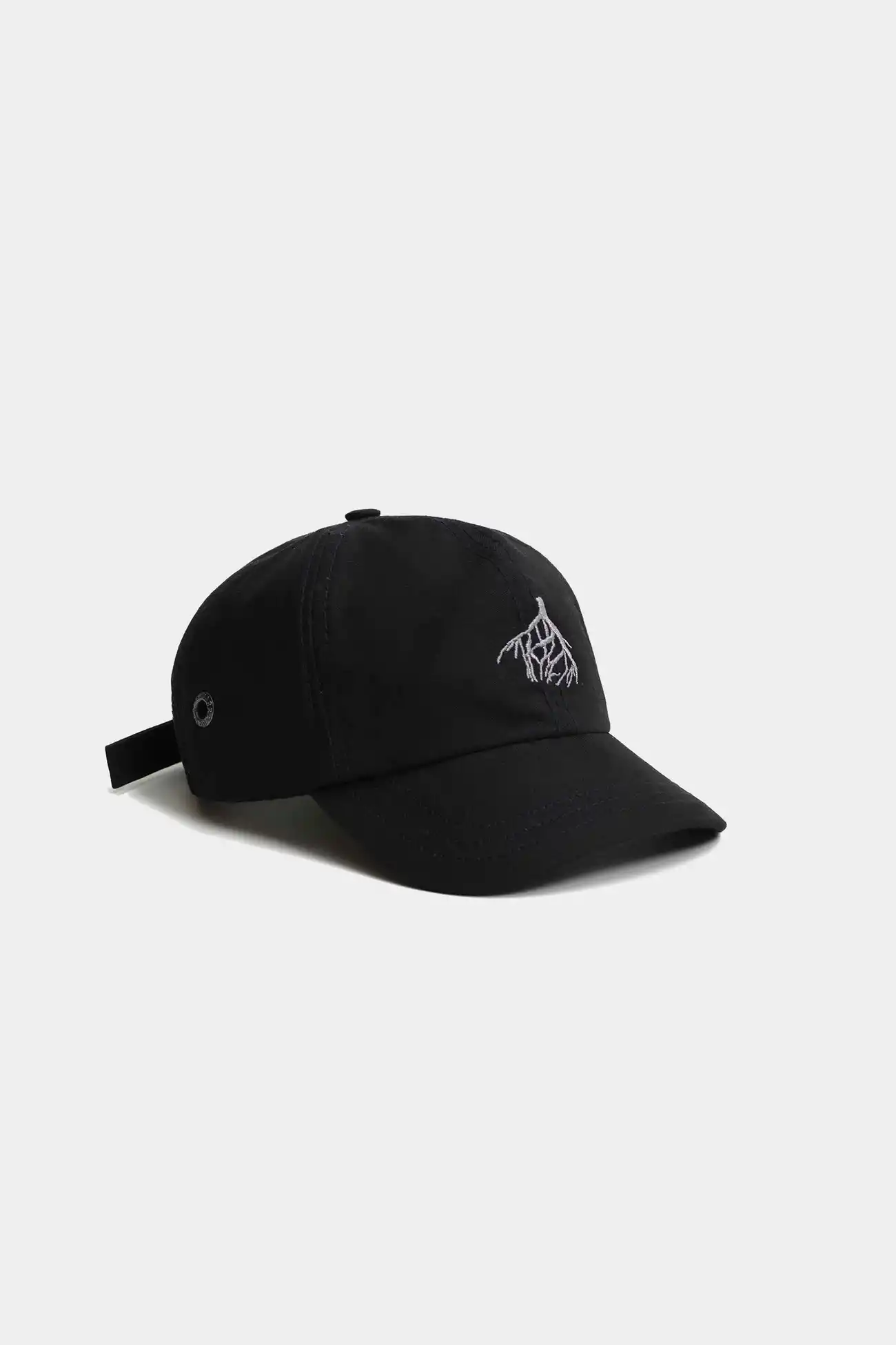 BONE BARRA SIX PANEL RIZOMA PRETO