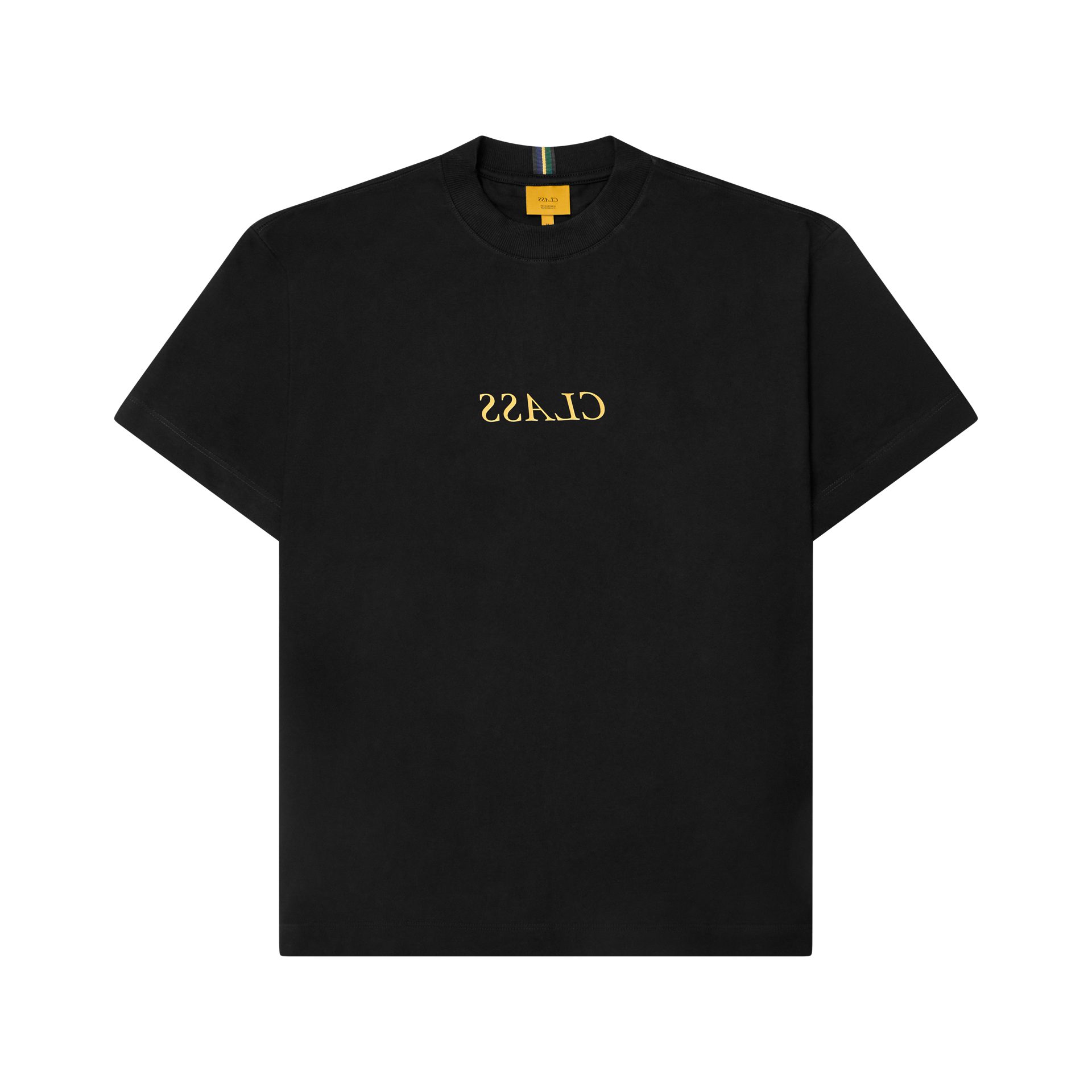 T-SHIRT CLASS INVERSO GOLD BLACK