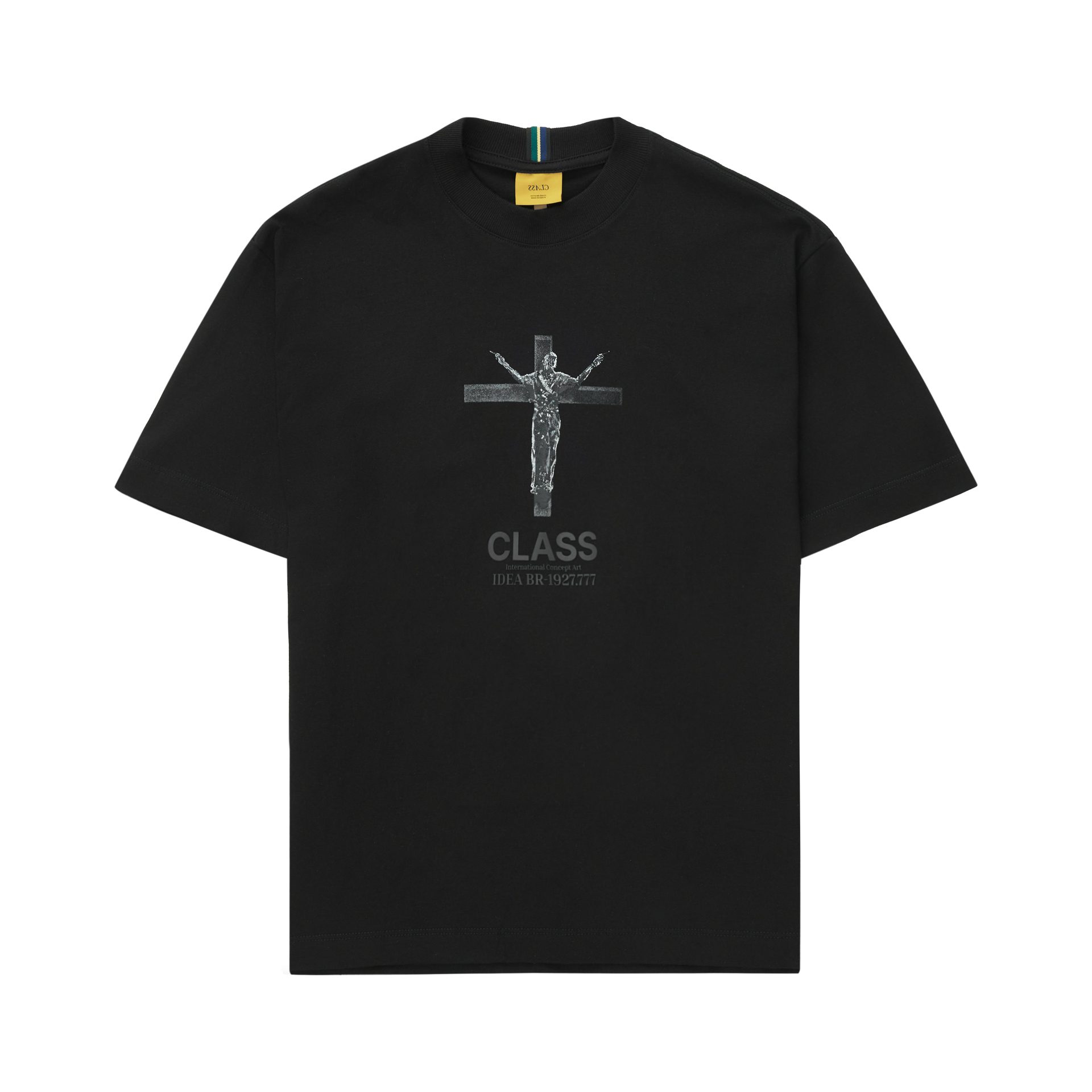T-SHIRT CLASS ONYX CROSS BLACK