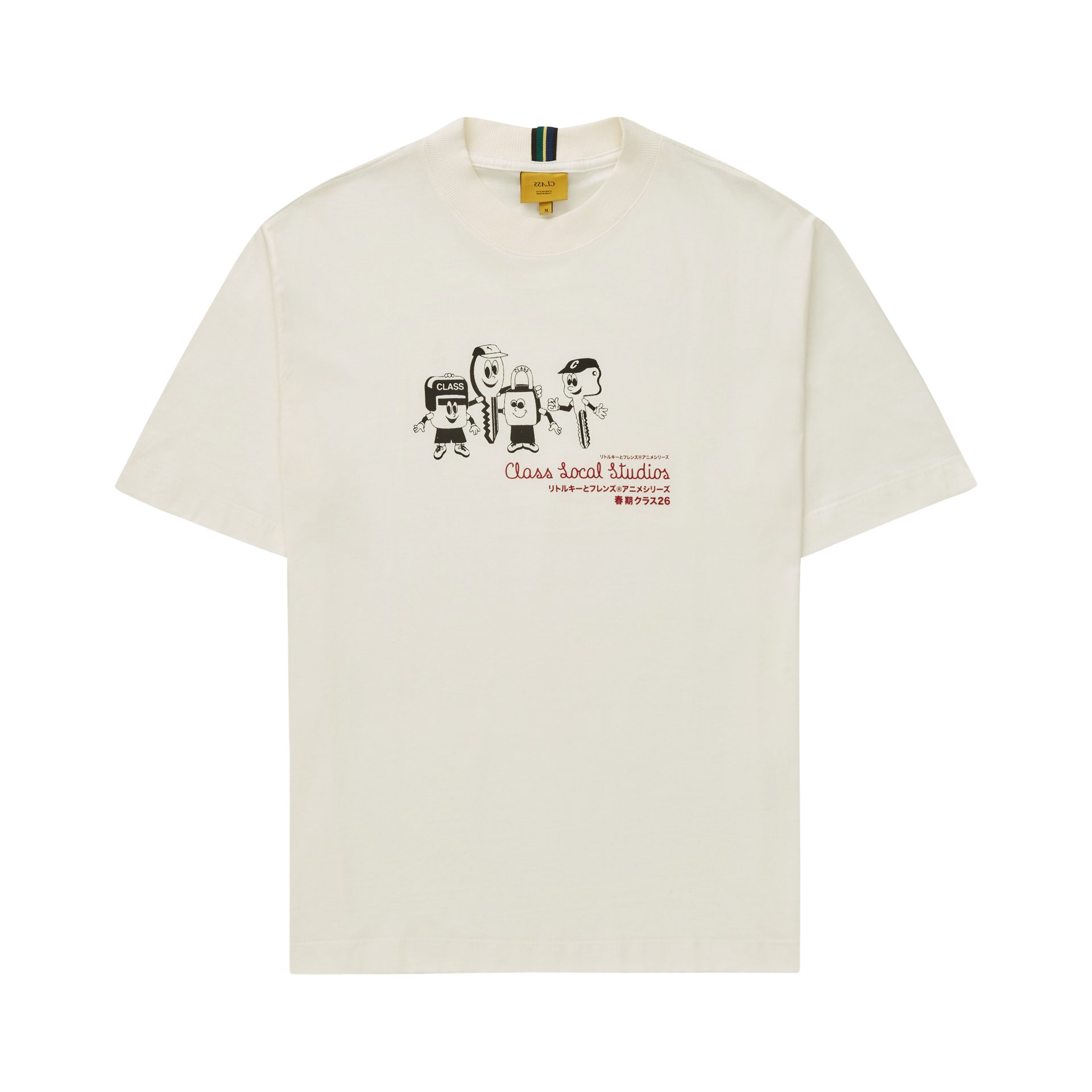 T-SHIRT CLASS KEY FAMILY OFF-WHITE