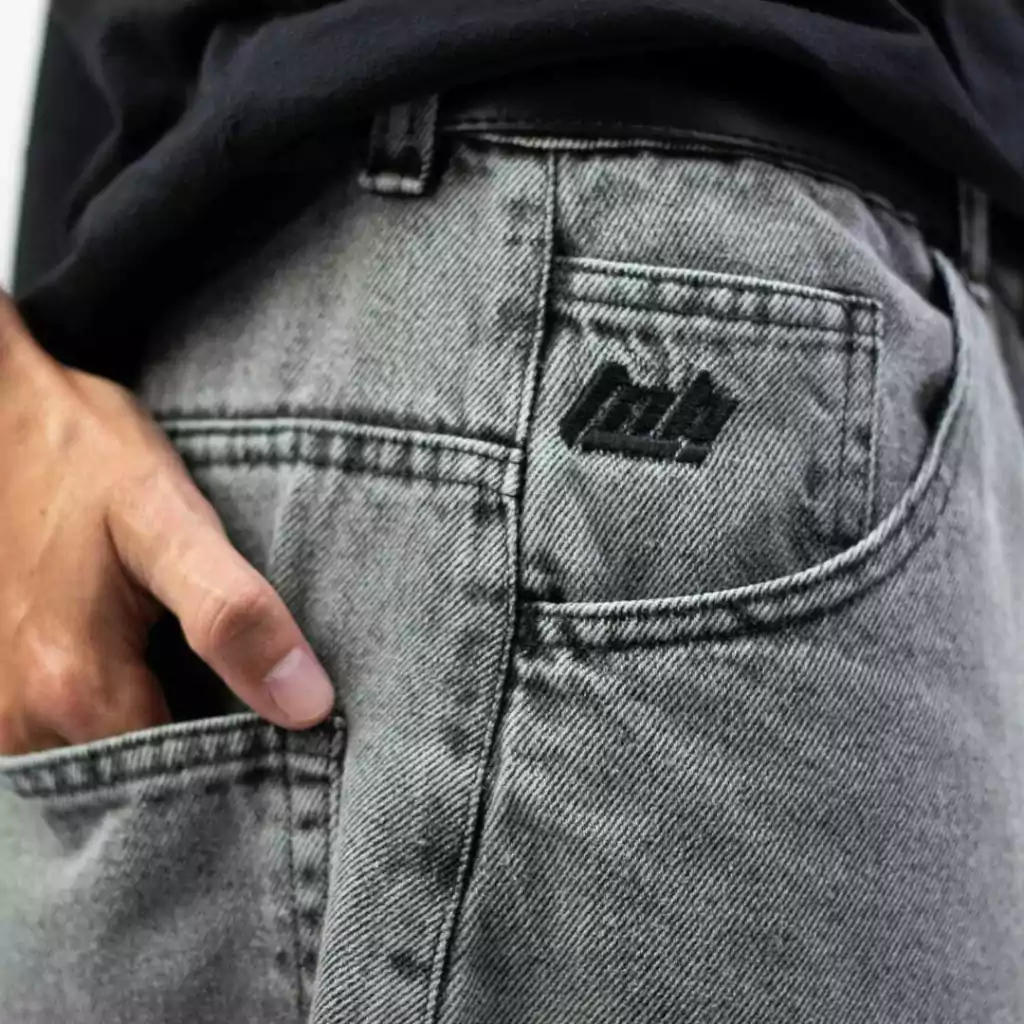 TA NA BASE STORM GREY BAGGY JEANS - Imagem 4