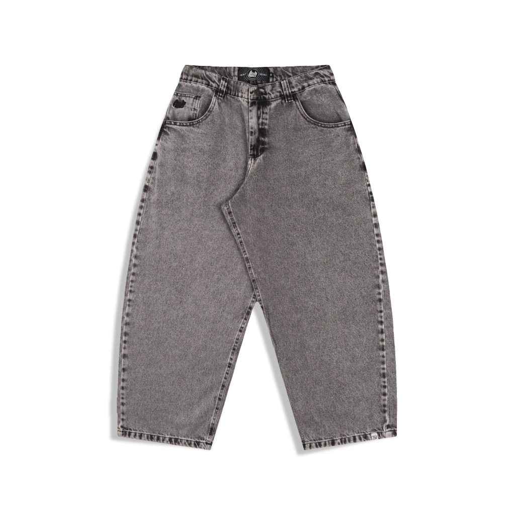 TA NA BASE STORM GREY BAGGY JEANS