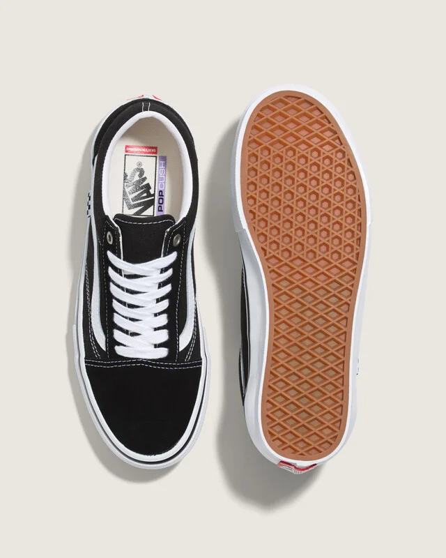 Alternative view of TENIS VANS OLD SKOOL SKATE PRO BLACK WHITE